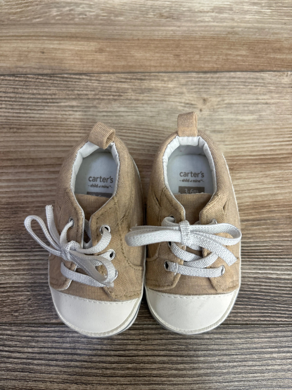 Child of Mine Soft Sole Sneakers Tan sz 1/2c