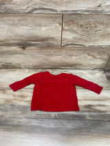 Primark Cares Have A Happy Christmas Shirt Red sz 6-9m