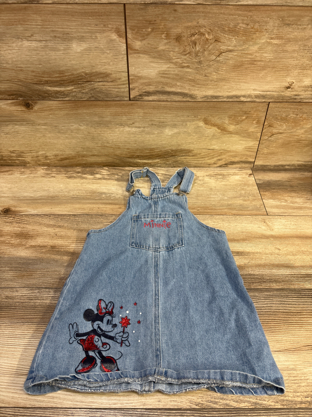 Disney Junior Minnie Mouse Denim Skirtall Blue sz 4T