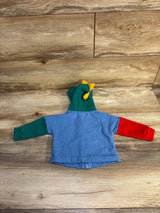 Cat & Jack Color Block Full Zip Hoodie Blue sz 6-9m