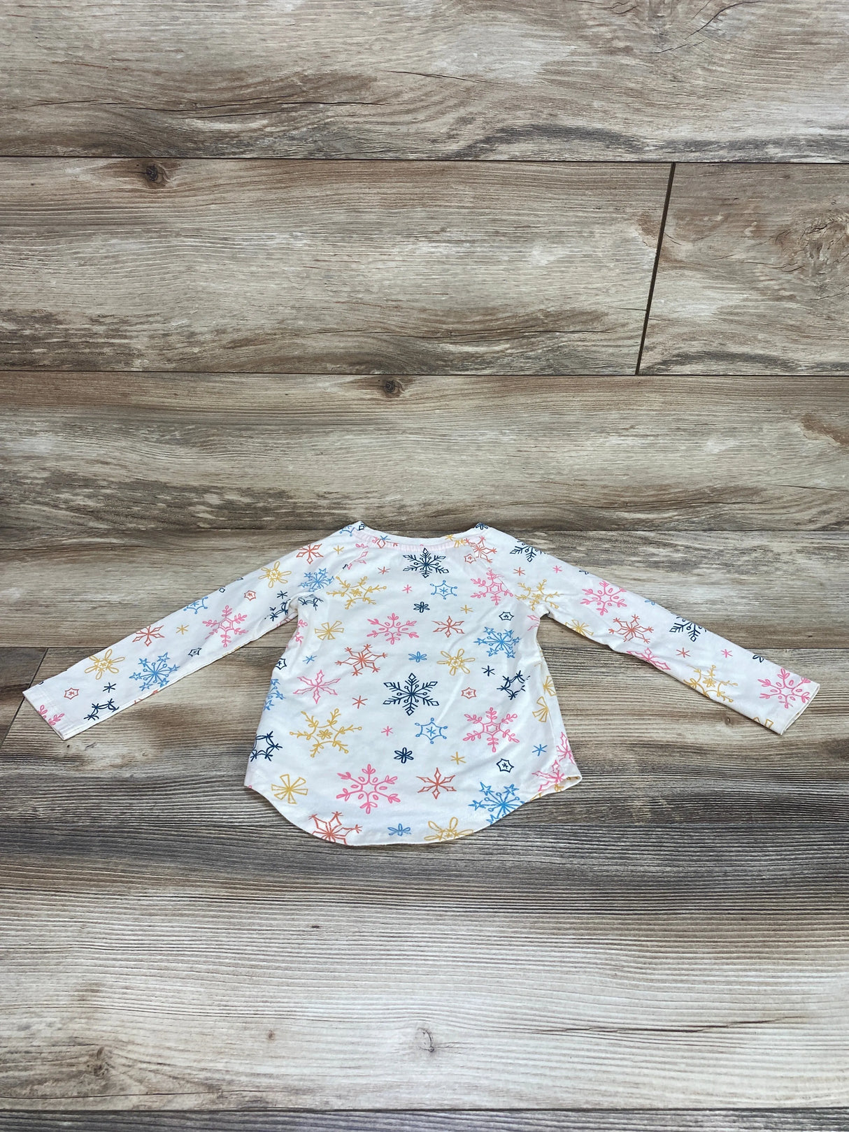 Cat & Jack Snowflake Shirt Cream sz 2T