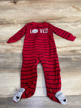 Just One You Striped Sleeper Red sz 9m
