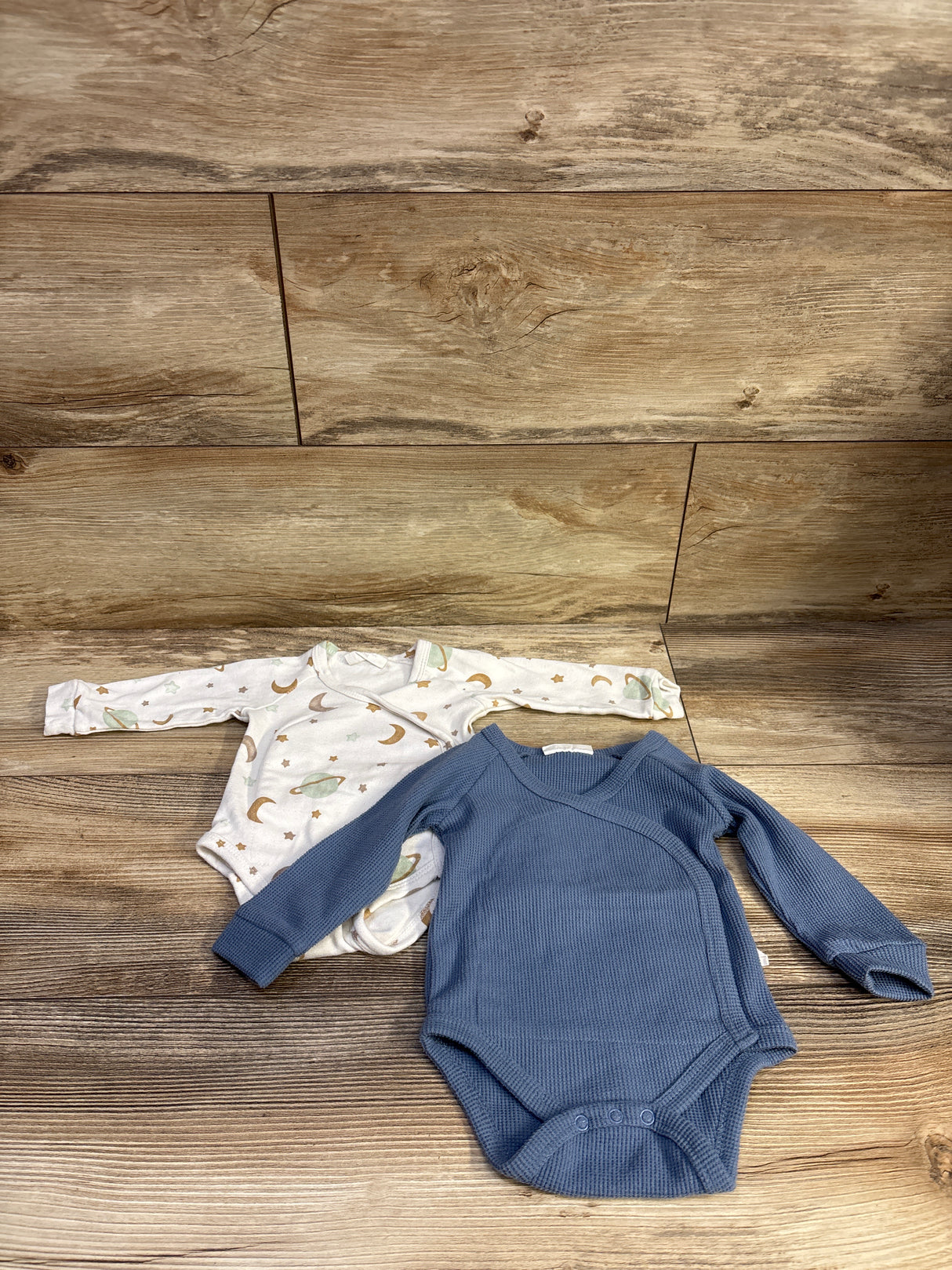 Picolette by Olivia Culpo 2pk Wrap Bodysuits White sz 0-3m