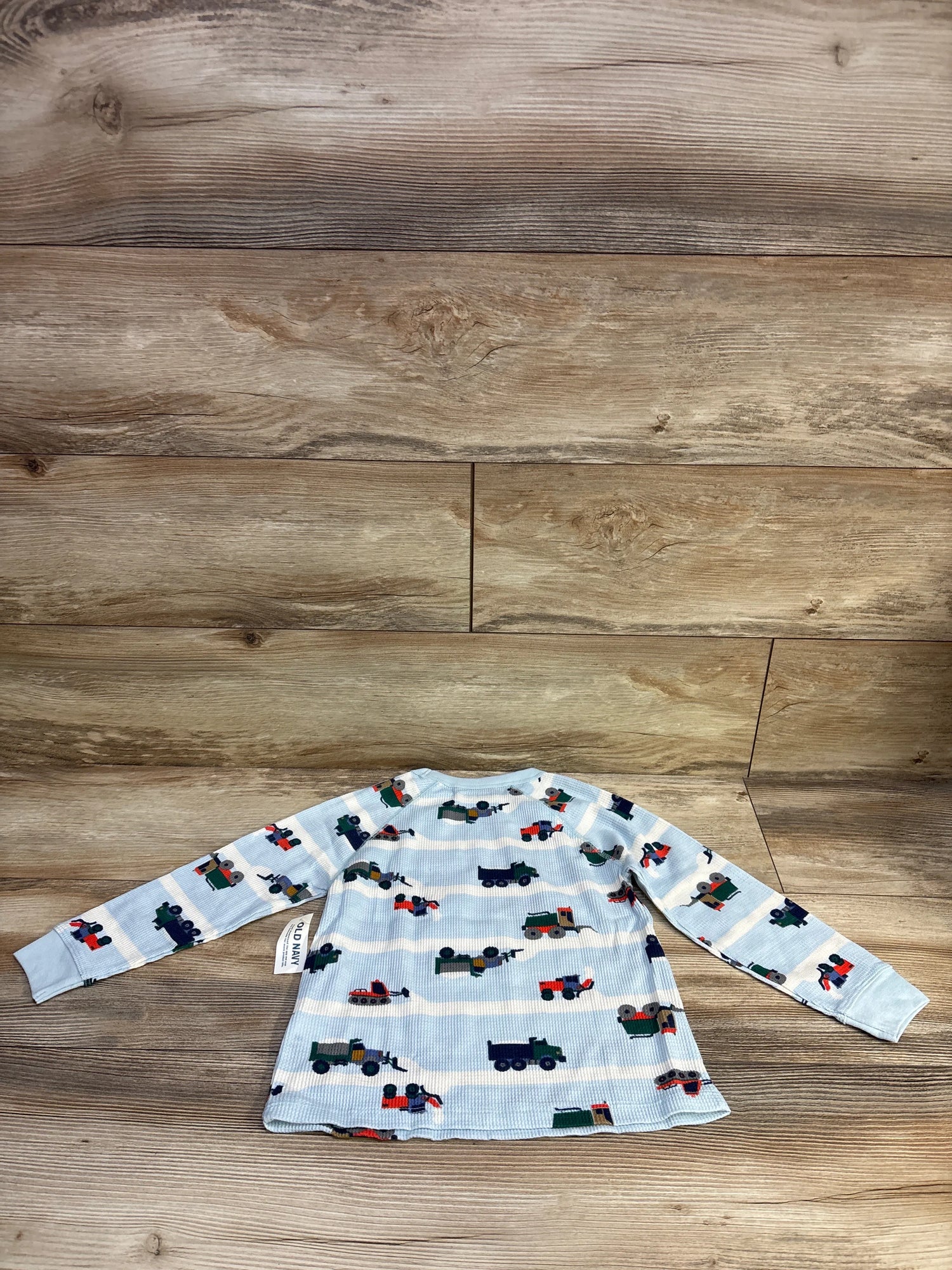 NEW Old Navy Waffle Knit Shirt Blue sz 4T