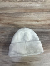 Children's Place Ribbed Knit Beanie White sz 12m-4T