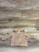 Nike Zip Up Hoodie Tan sz 6m
