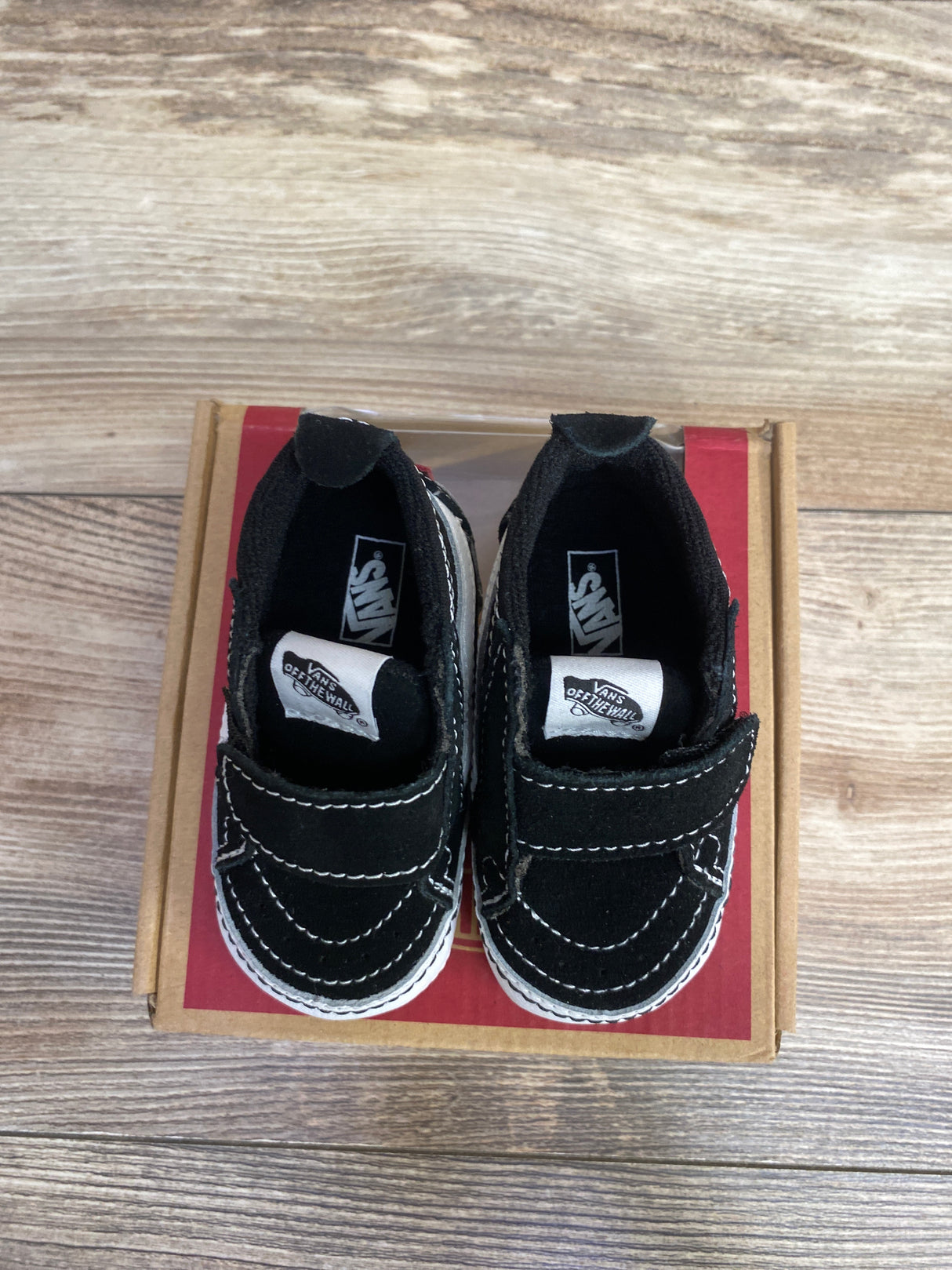 Vans Sk8-Hi Crib Sneakers Black sz 3c
