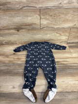 Chick Pea Football Blanket Sleeper Navy sz 12m
