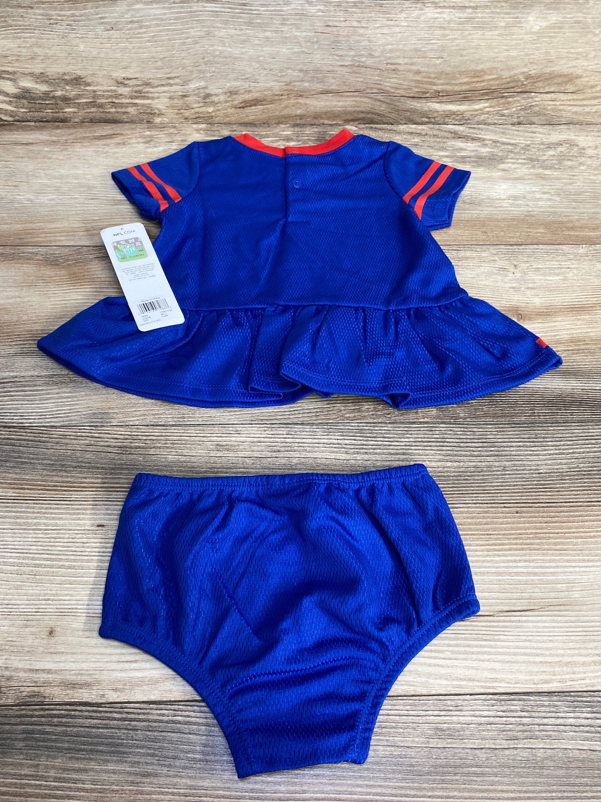 NEW NFL Team 2pc Buffalo Bills Dress & Bloomers Blue sz 3-6m