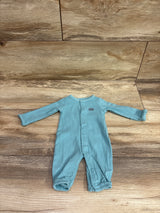 Just One You Ribbed Footless Snap Sleeper Blue sz Preemie