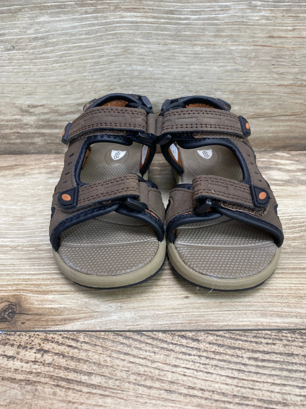 London Underground Boy's Sandals Brown Sz 8c