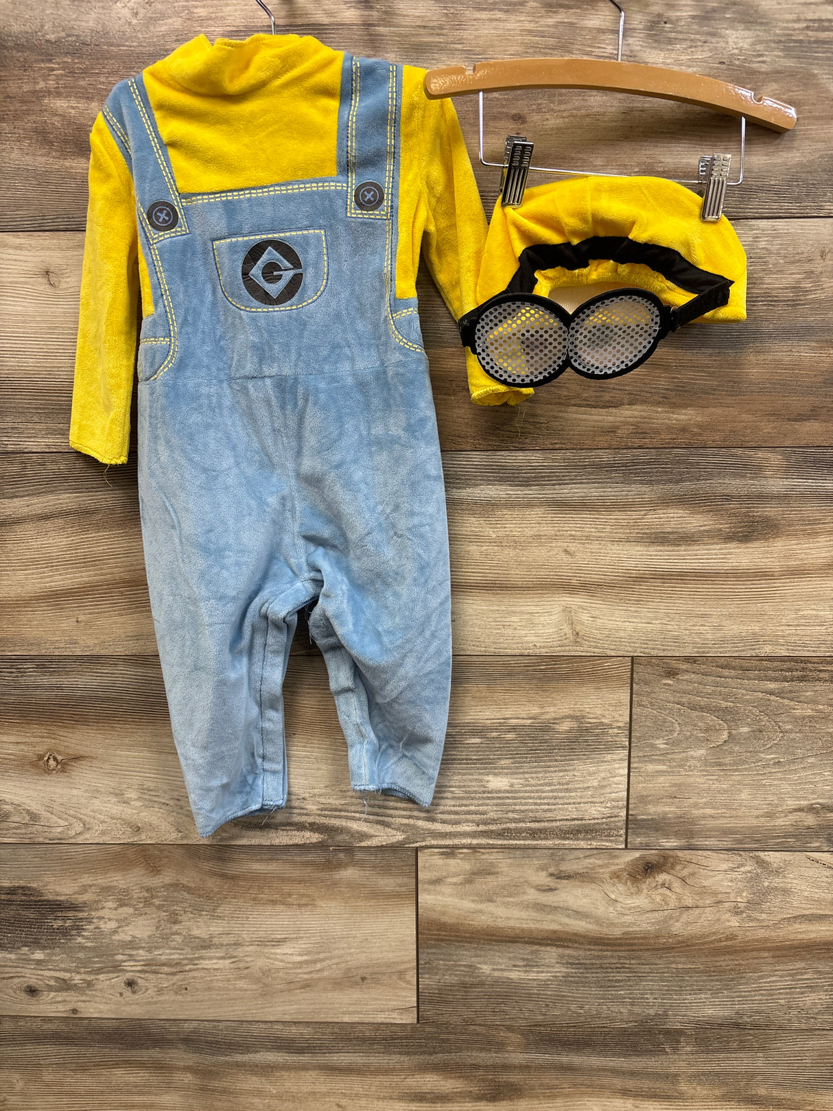 Illuminations Minions 2pc Bob Costume with Hat Yellow sz 12-24m