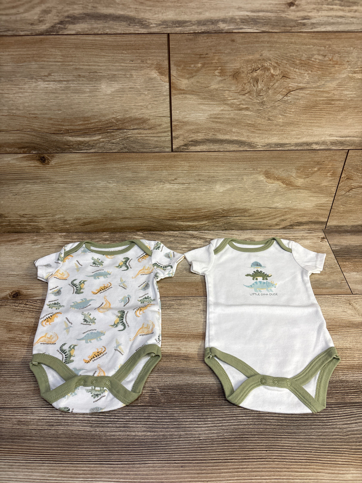 Chick Pea 2pk Bodysuits White sz 3-6m