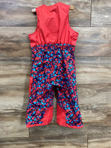 The North Face Toddler Insulated Bibs in Paradise Pink Wildflowers sz 2T
