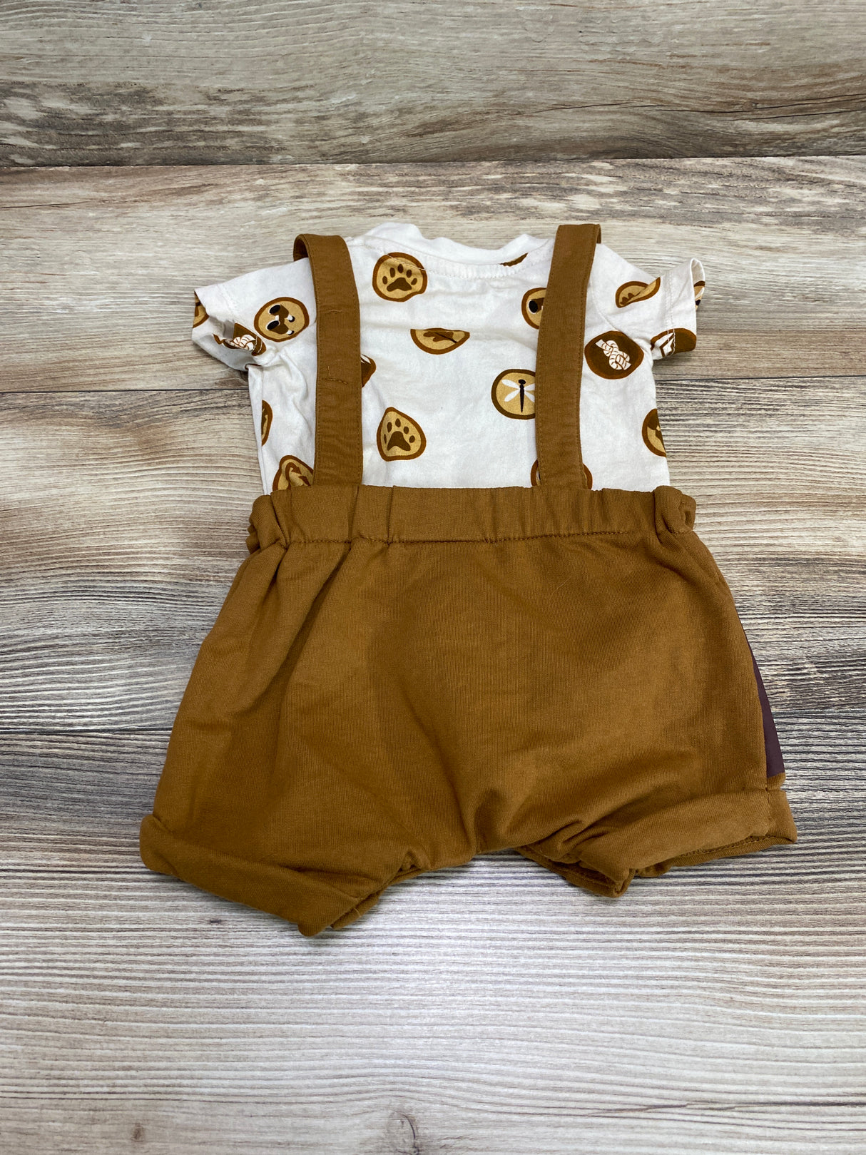 Disney Pixar Up Russell Wilderness Overall Set Cream sz 3m