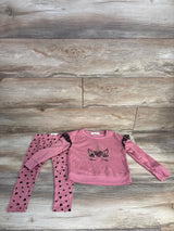 Btween 2pc Unicorn Sweatshirt & Ribbed Pants Set Pink sz 4T