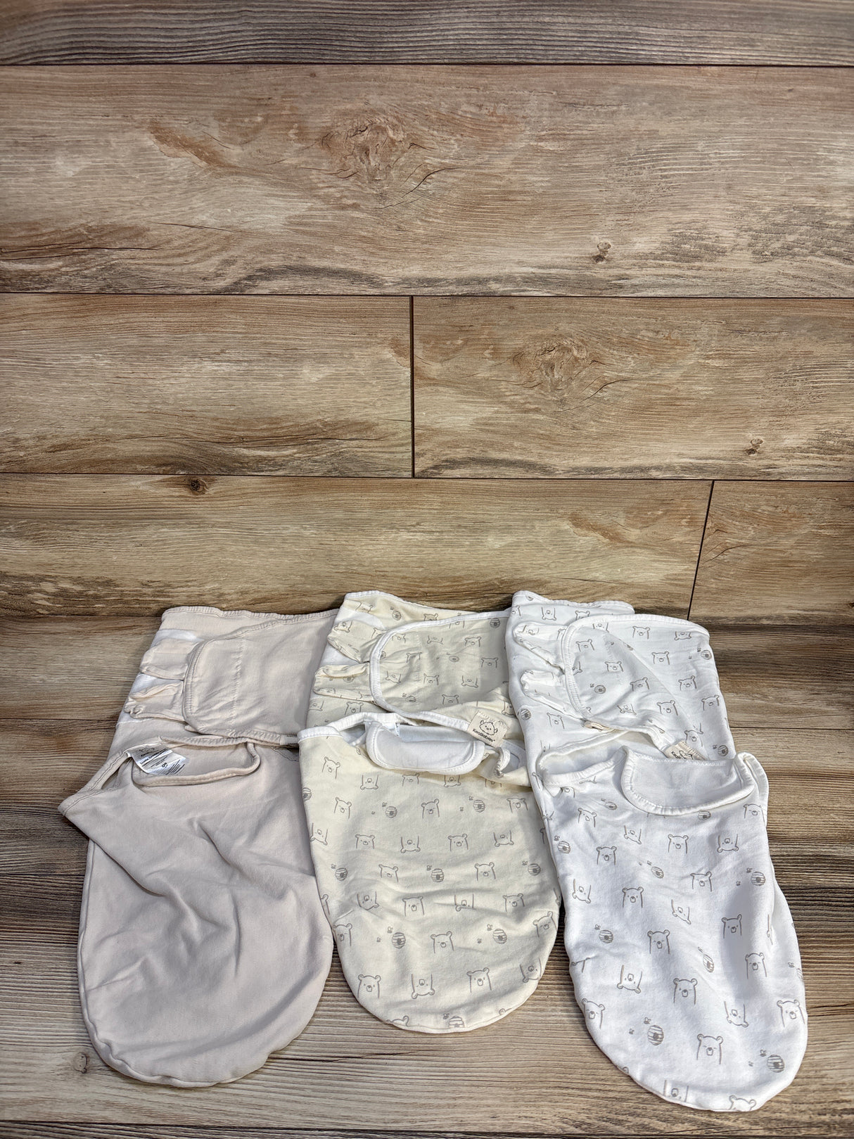 KeaBabies 3pk Swaddles Beige sz OS