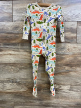 Old Navy Dino Sleeper Oatmeal sz 2T