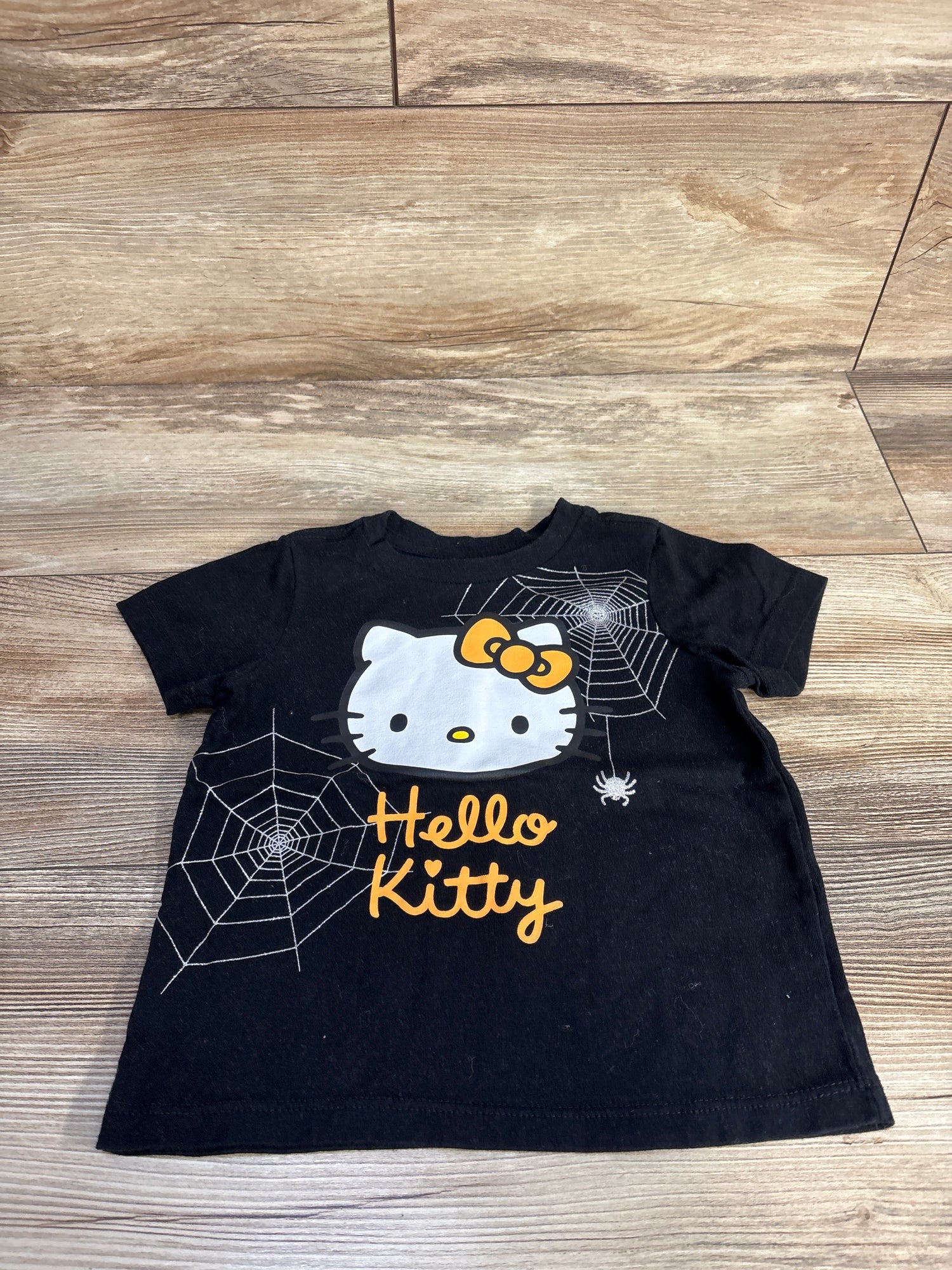 Hello Kitty Halloween Shirt Black sz 2T