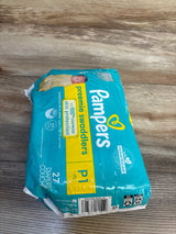 NEW Pampers Swaddlers Diapers, 27ct. Size Preemie