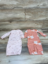 Carter's 2pk Gowns Pink sz Newborn