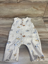 H&M Dogs Cotton Jumpsuit Cream sz 6m