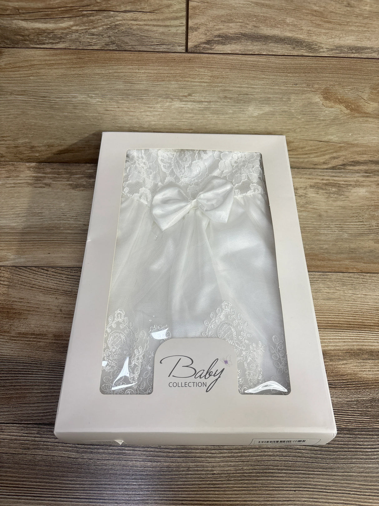 NEW Taffy Baby Christening 5pc Embroidered Dress Set White sz 6-9m