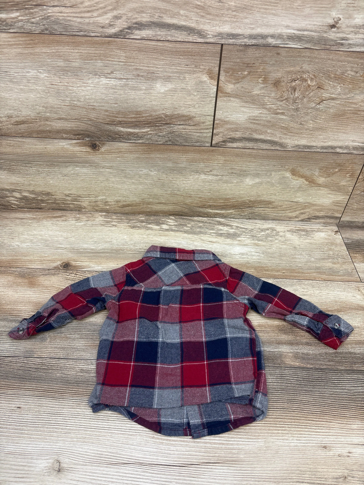 Carhart Button-Up Flannel Red sz 12m