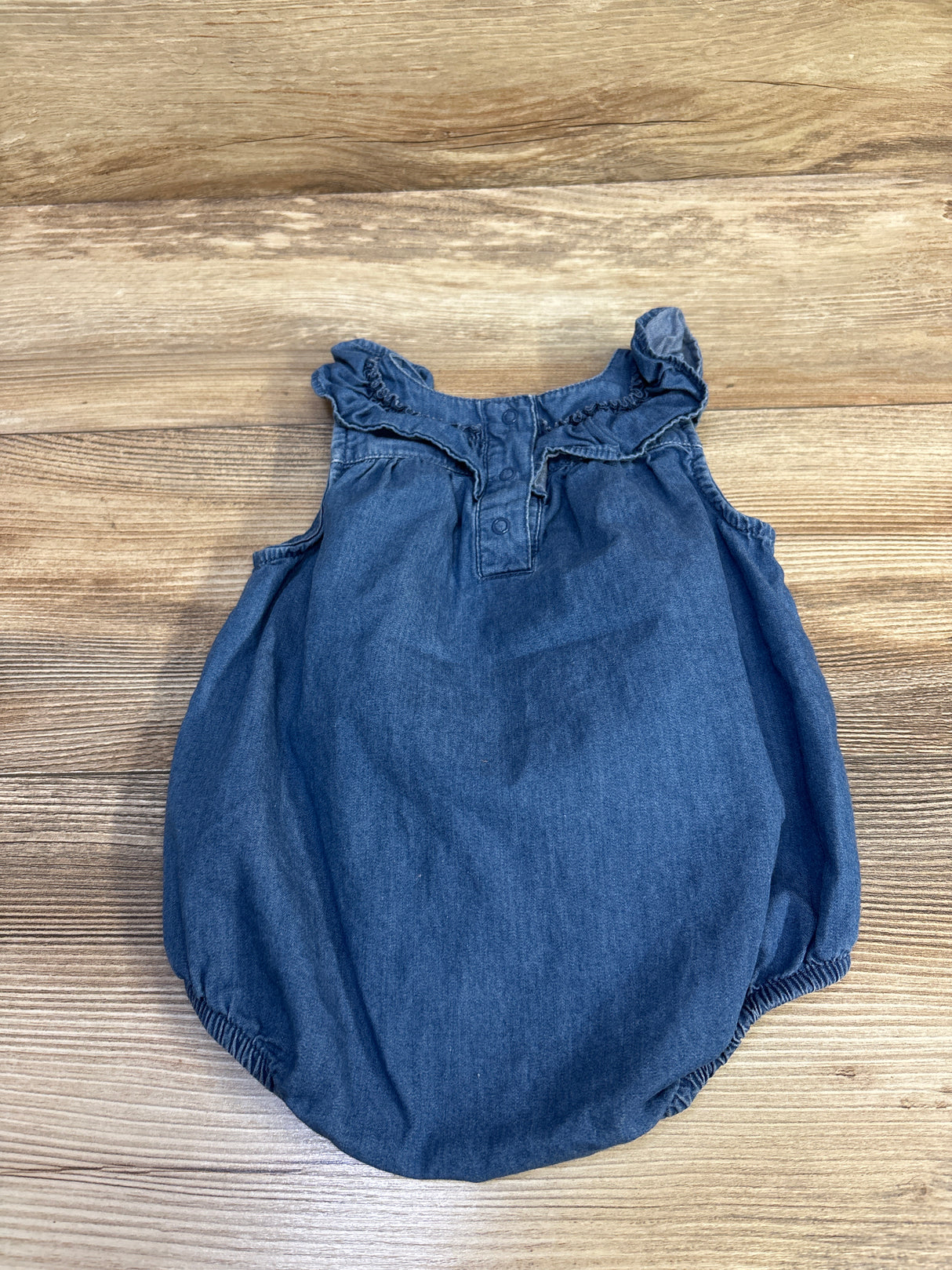 Cat & Jack Chambray Bubble Romper Blue sz 6-9m