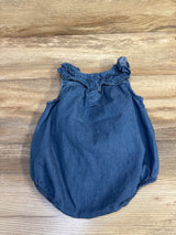 Cat & Jack Chambray Bubble Romper Blue sz 6-9m