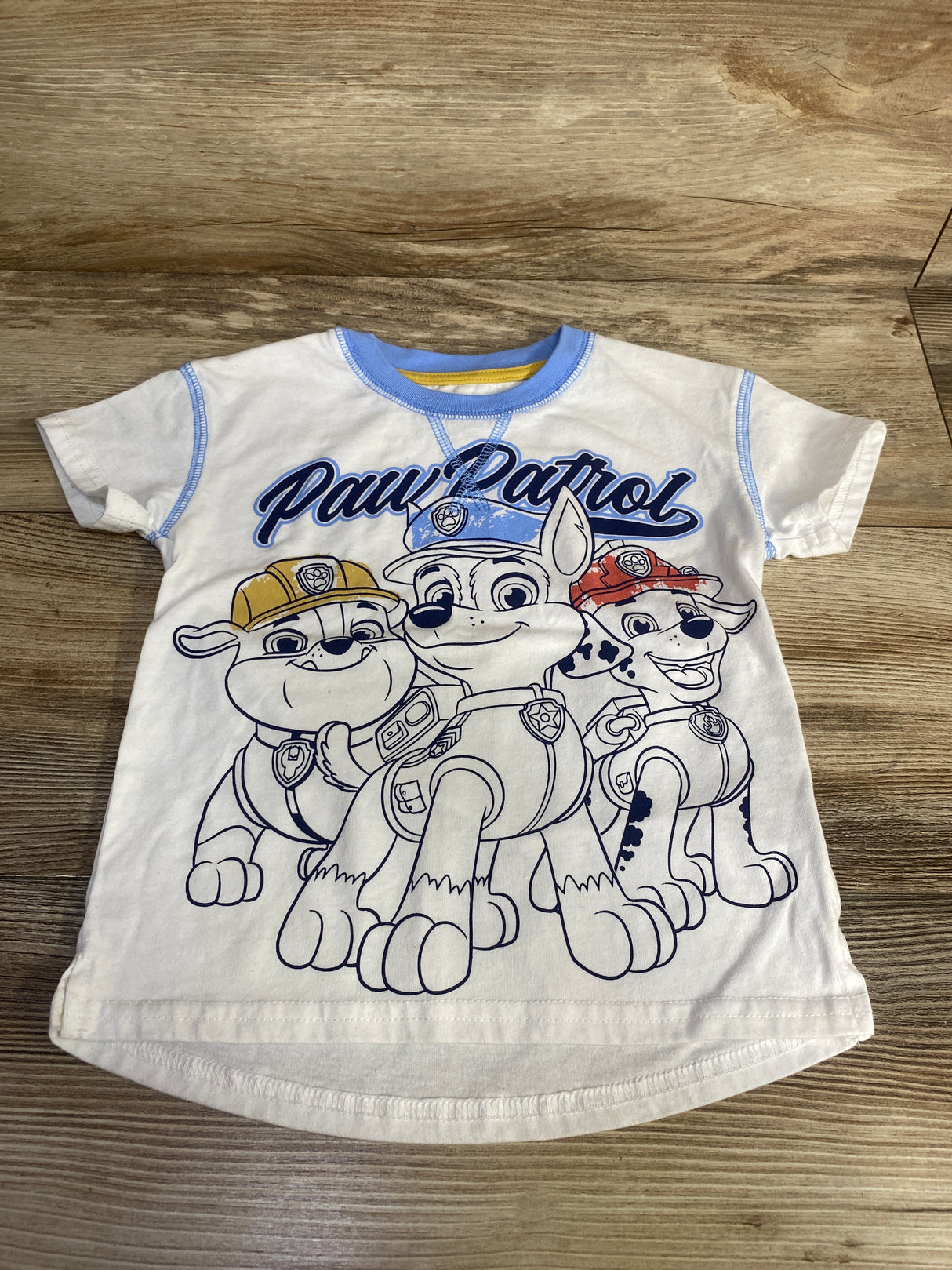 Nickelodeon Paw Patrol Shirt White sz 3T