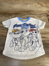 Nickelodeon Paw Patrol Shirt White sz 3T