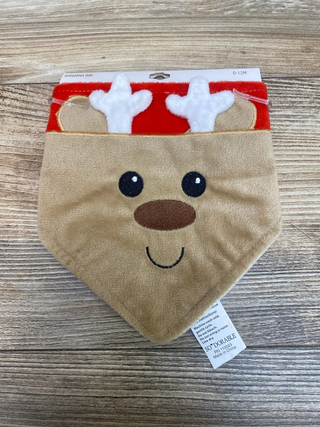 NEW So Dorable Bandana Bid Reindeer Sz 0-12m - Me n Mommy To Be