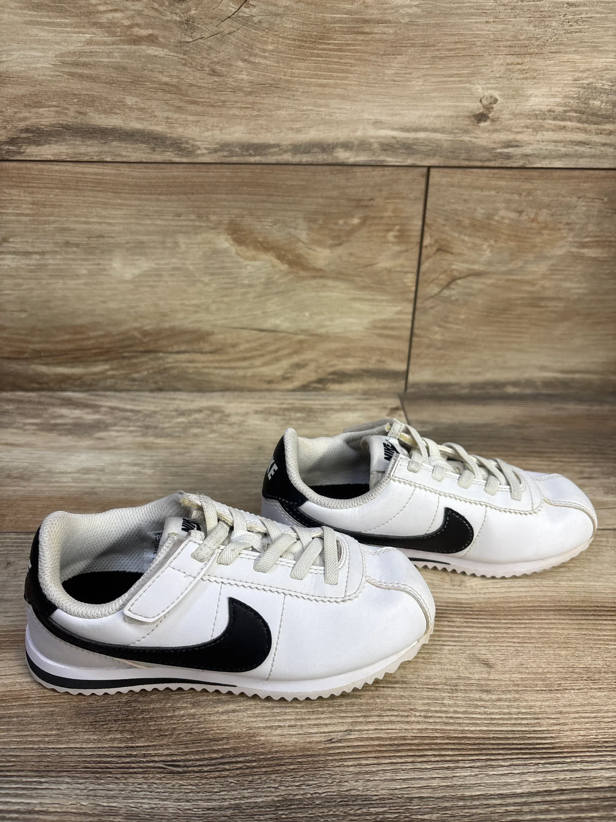 Nike Cortez EasyOn 'White Black' Sneakers sz 11c