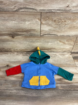 Cat & Jack Color Block Full Zip Hoodie Blue sz 0-3m
