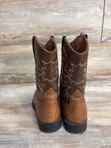 Wonder Nation Western Cowboy Boots Brown sz 13c
