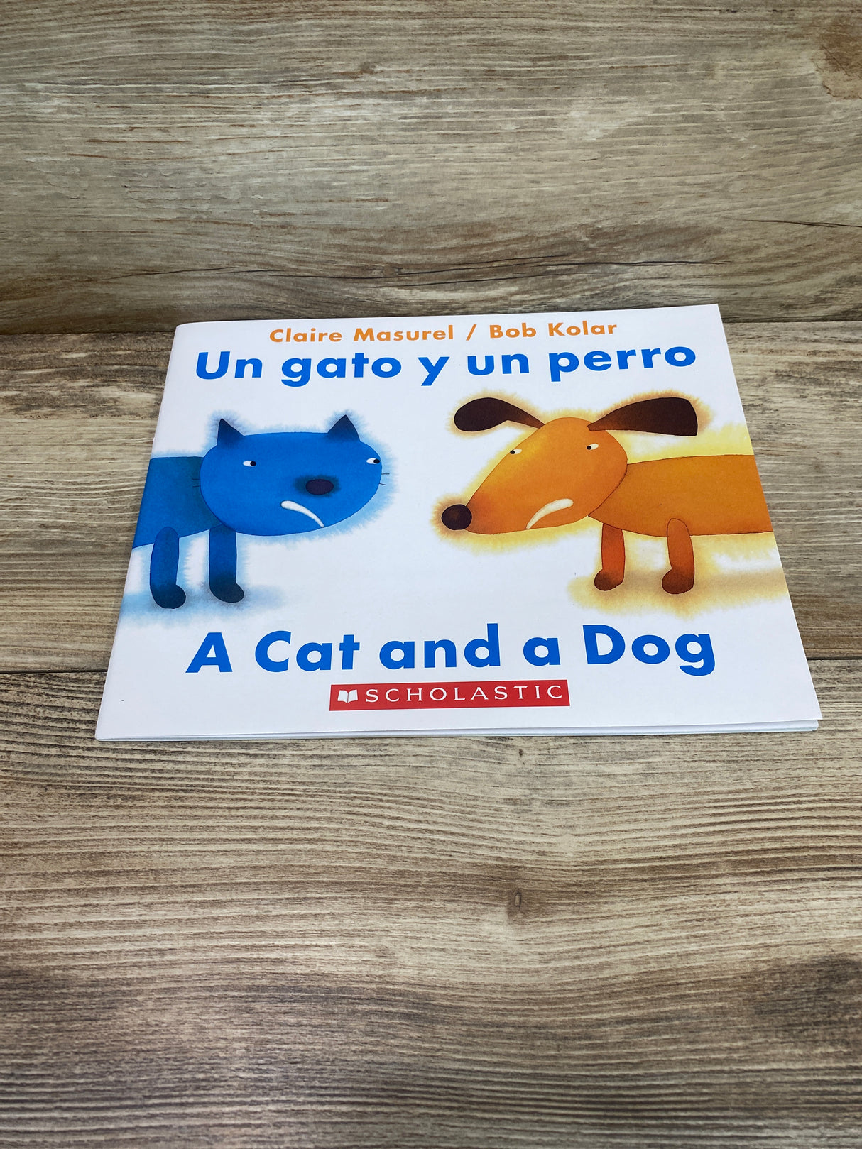 A Cat and a Dog / Un gato y un perro Bilingual Paperback Book