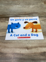 A Cat and a Dog / Un gato y un perro Bilingual Paperback Book