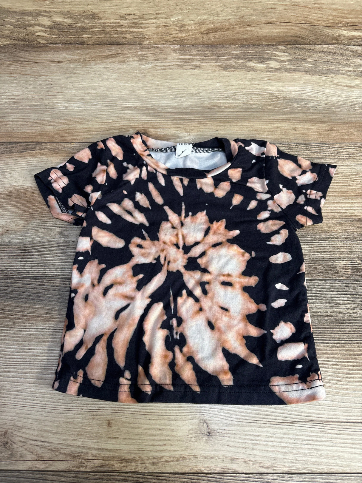 Shein Tie-Dye Shirt Black sz 12m - Me n Mommy To Be
