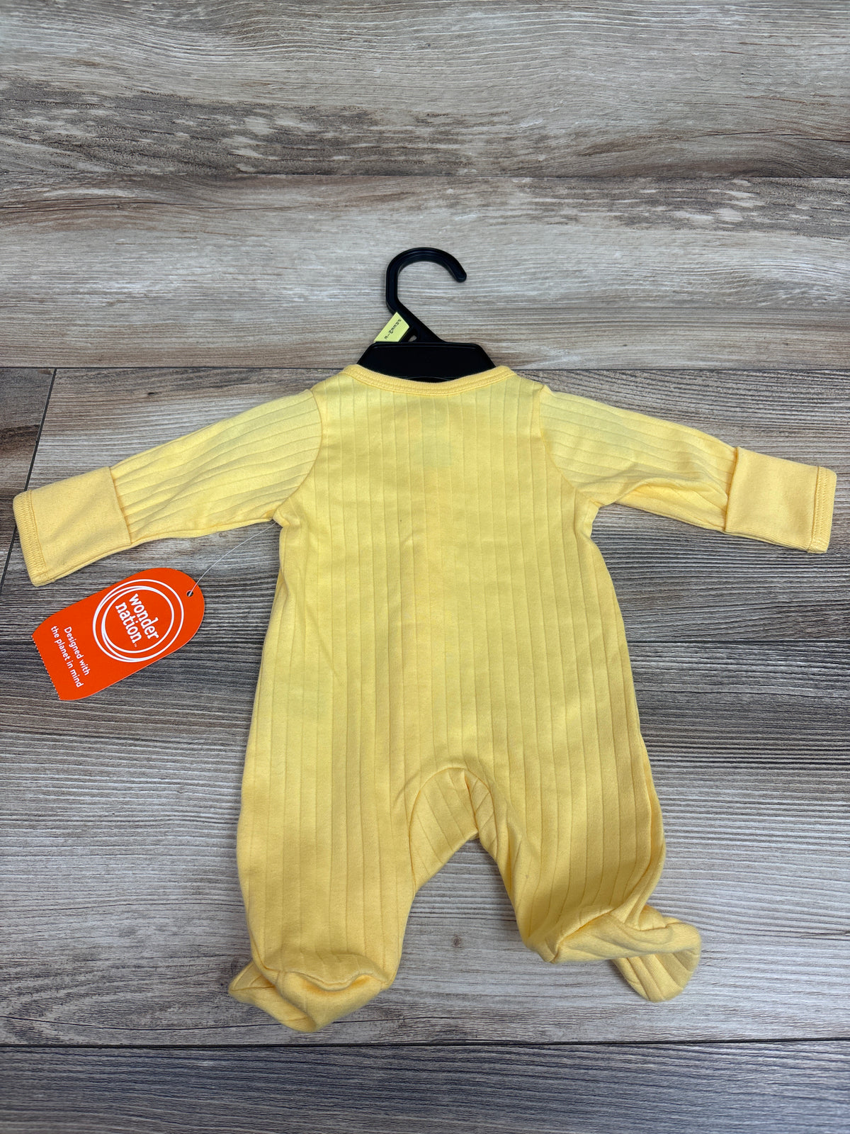 NEW Wonder Nation Ribbed Sleeper Yellow sz Preemie