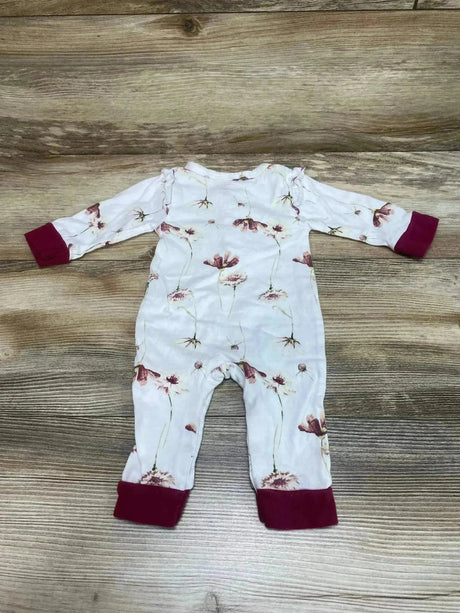 Isaac Mizrahi Dandelion Ruffle Coverall White sz 0-3m - Me n Mommy To Be