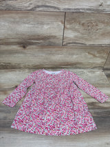 Carter's Floral Long Sleeve Dress Pink sz 2T