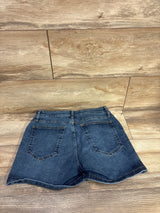 NEW Gap Maternity 4" Inset Panel Denim Shorts Dark Wash Blue sz 27/4 Small