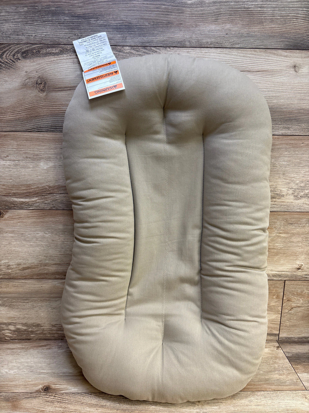 Snuggle Me Organic Lounger + Muslin Cover in Birch