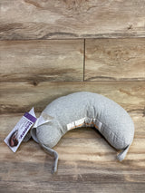 NEW Boppy Anywhere Travel Nursing Pillow Grey