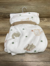 NEW Adirondack Baby Plush Blanket Dino Print White