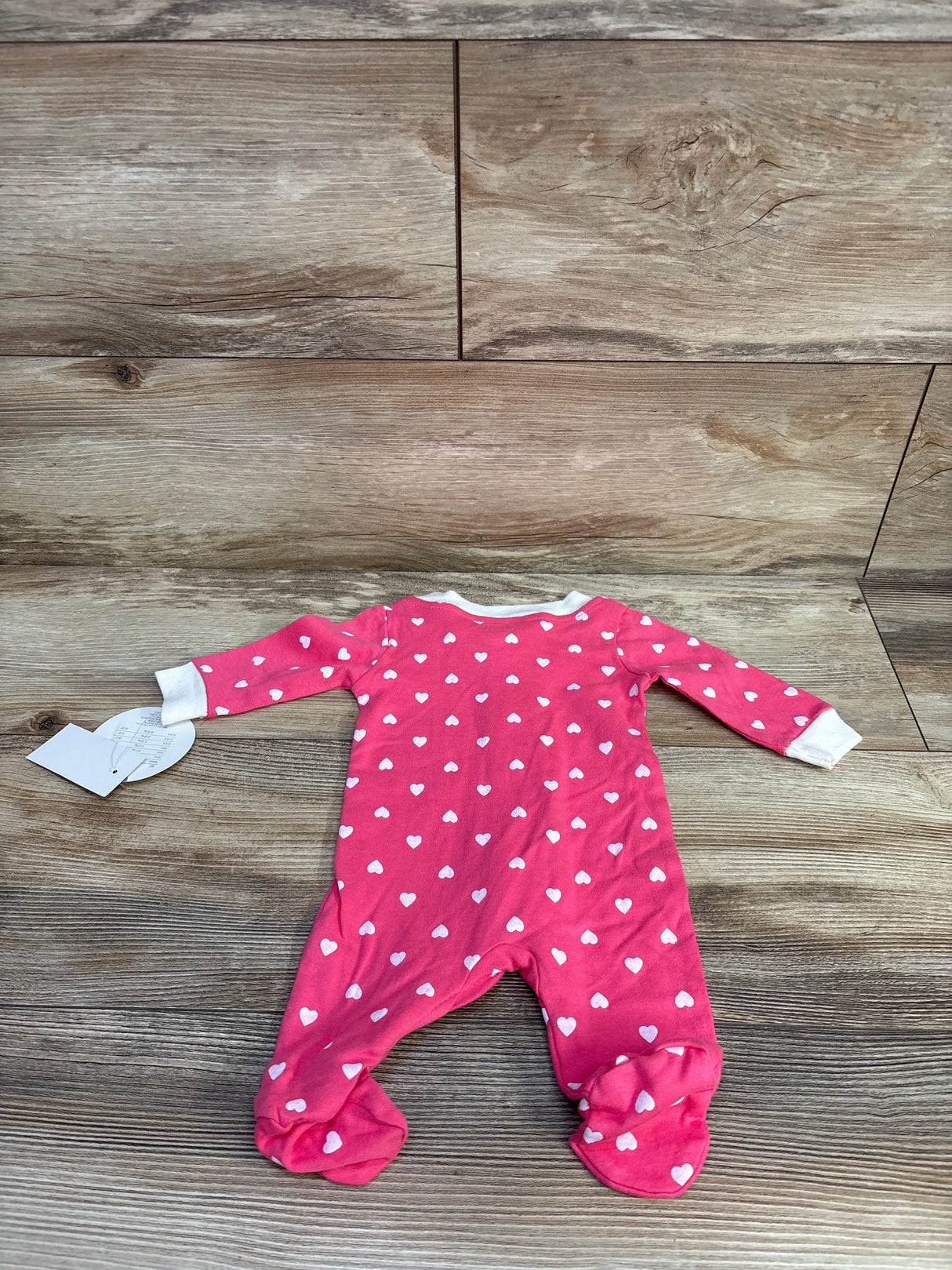 NEW Koala Baby Penguin Heart Print Sleeper Pink sz Newborn