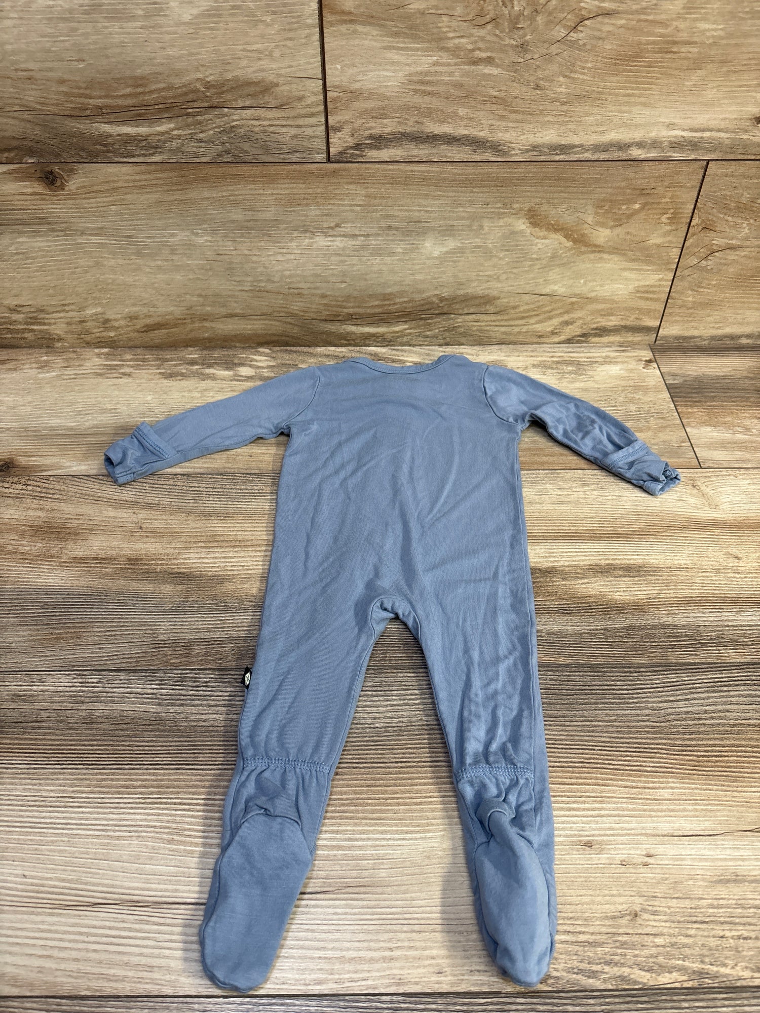 Kyte Baby Bamboo Zippered Footie in Blue sz 0-3m