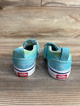 Vans x Spongebob Squarepants Imagination Slip-On Sneakers Blue sz 8.5c