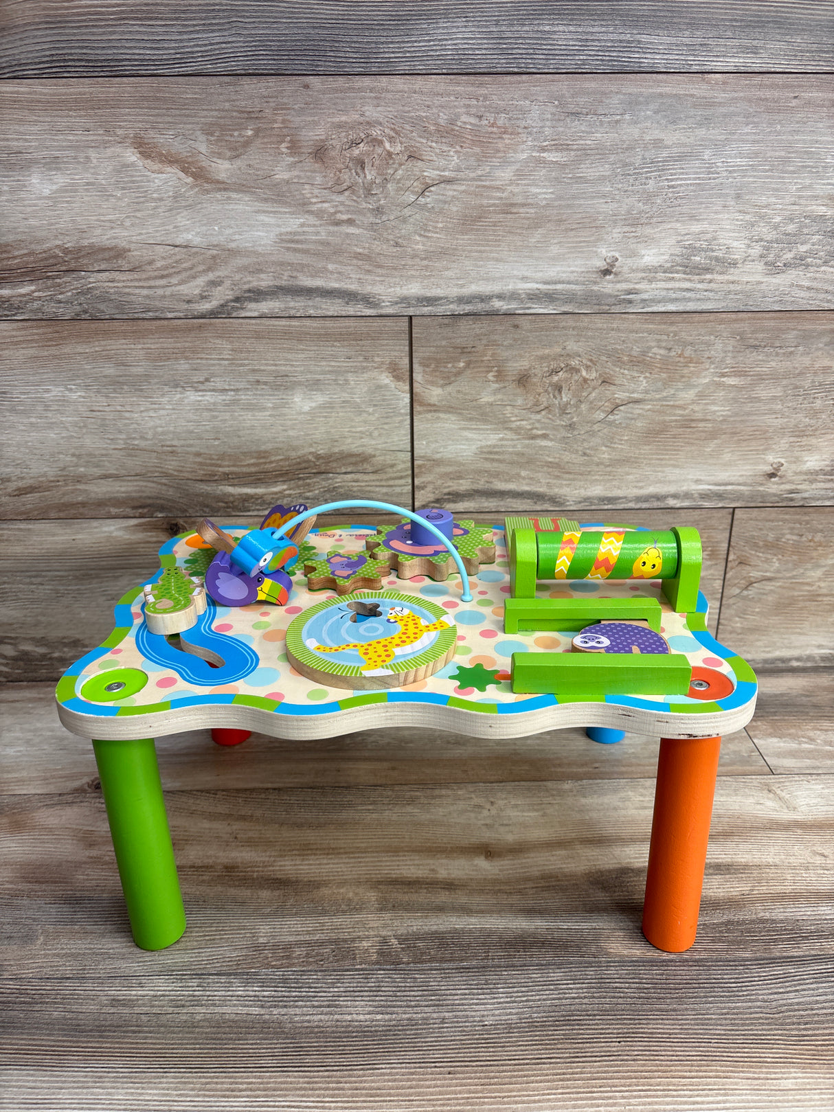 Melissa & Doug First Play Jungle Wooden Activity Table